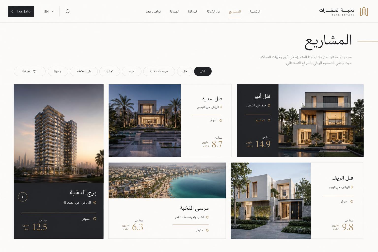 معرض المشاريع العقارية
